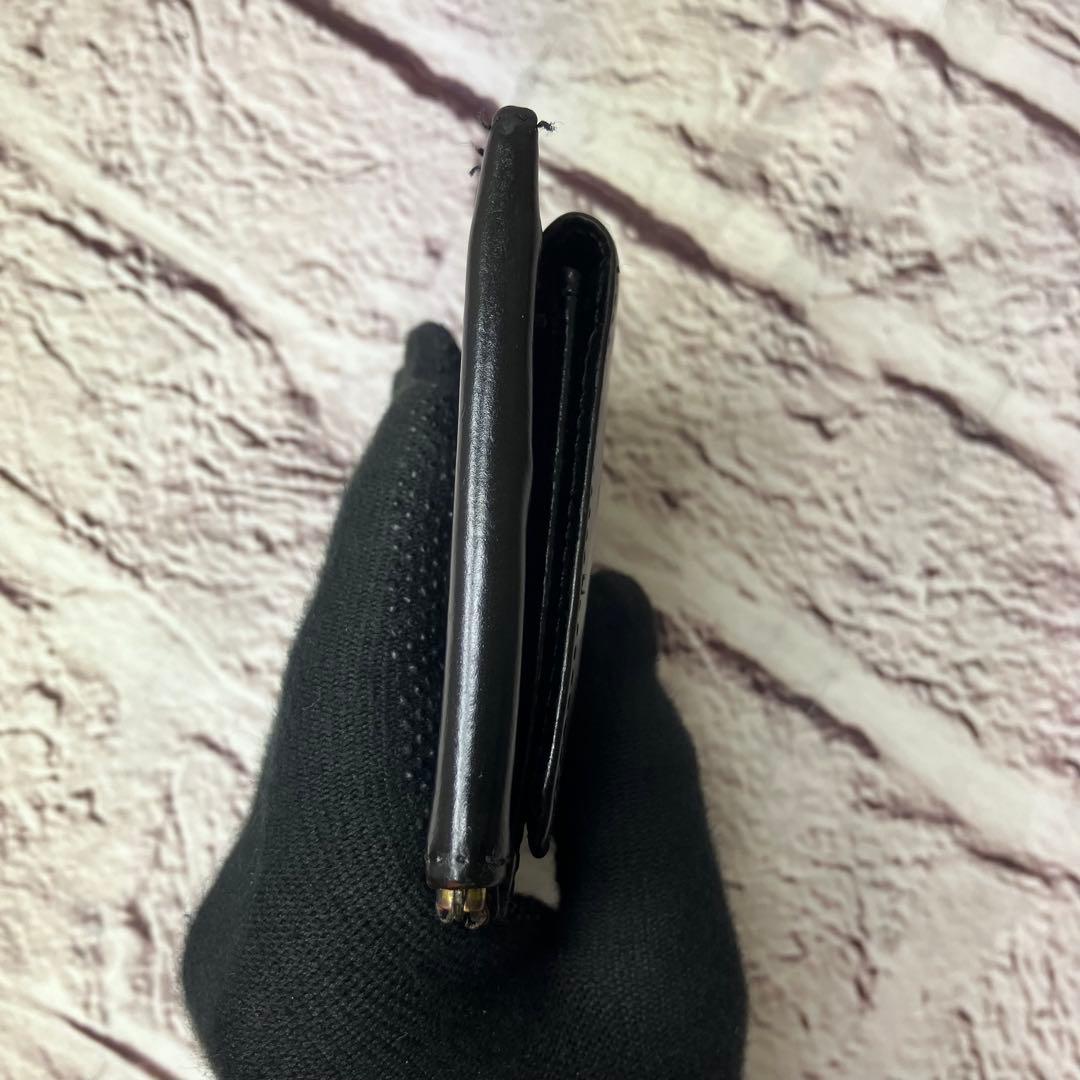 グレンロイヤル マネークリップ 小銭入れ付き 二つ折り財布 レザー ブラック