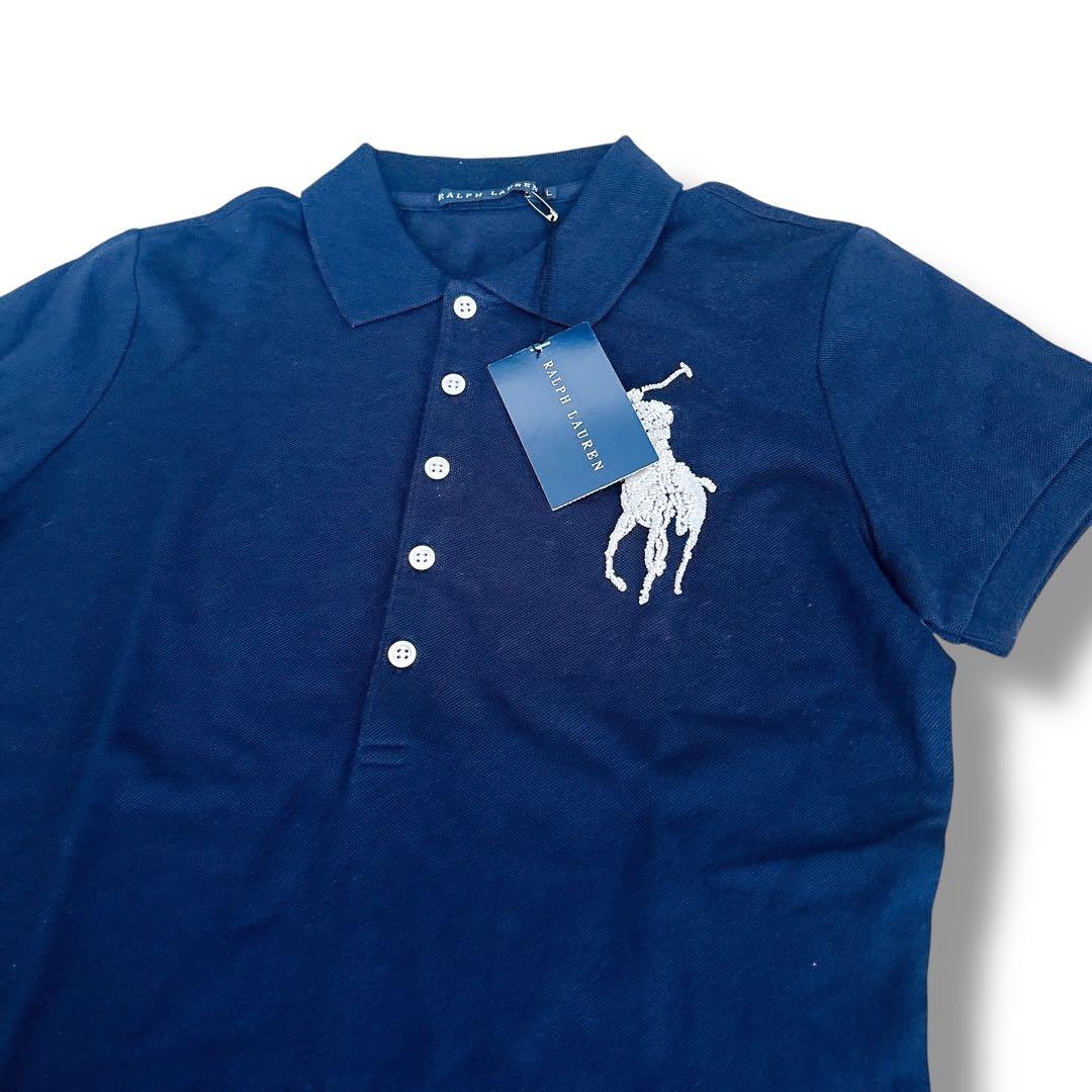 新品未使用 タグ付き ラルフローレン ポロシャツ ビッグポニー ビーズ刺繍