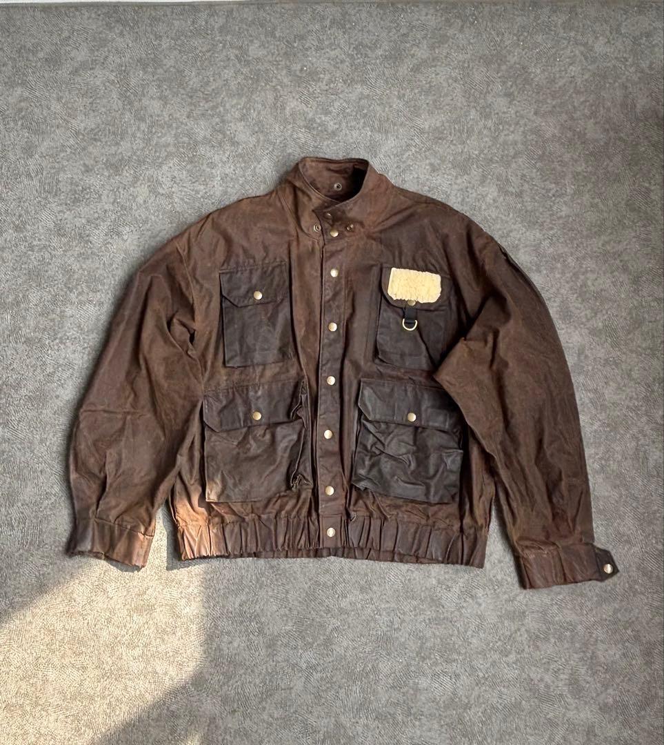 vintage fishing jacket barbour バブアー spay