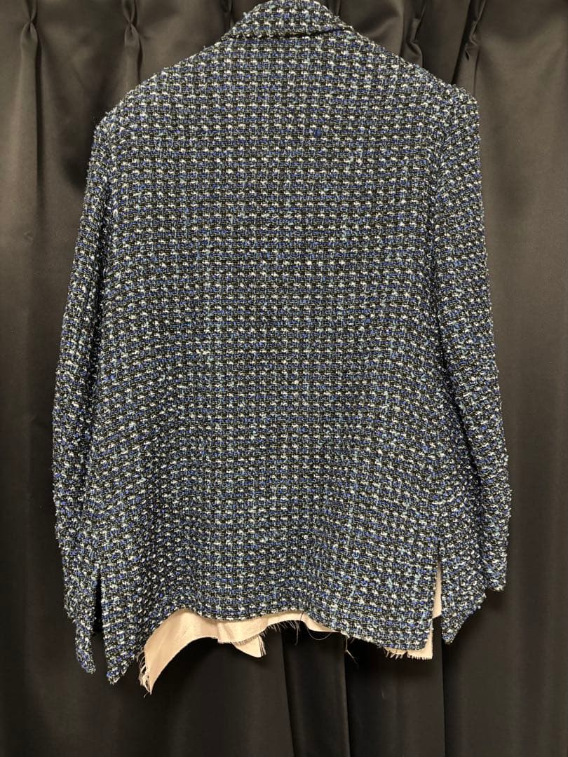 【定価105,600円】サルバム　ツイードオーバージャケット　サイズ3