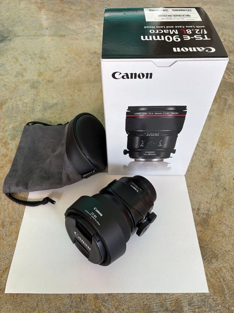 【美品】CANON/キャノン TS-E90mm F2.8L マクロ