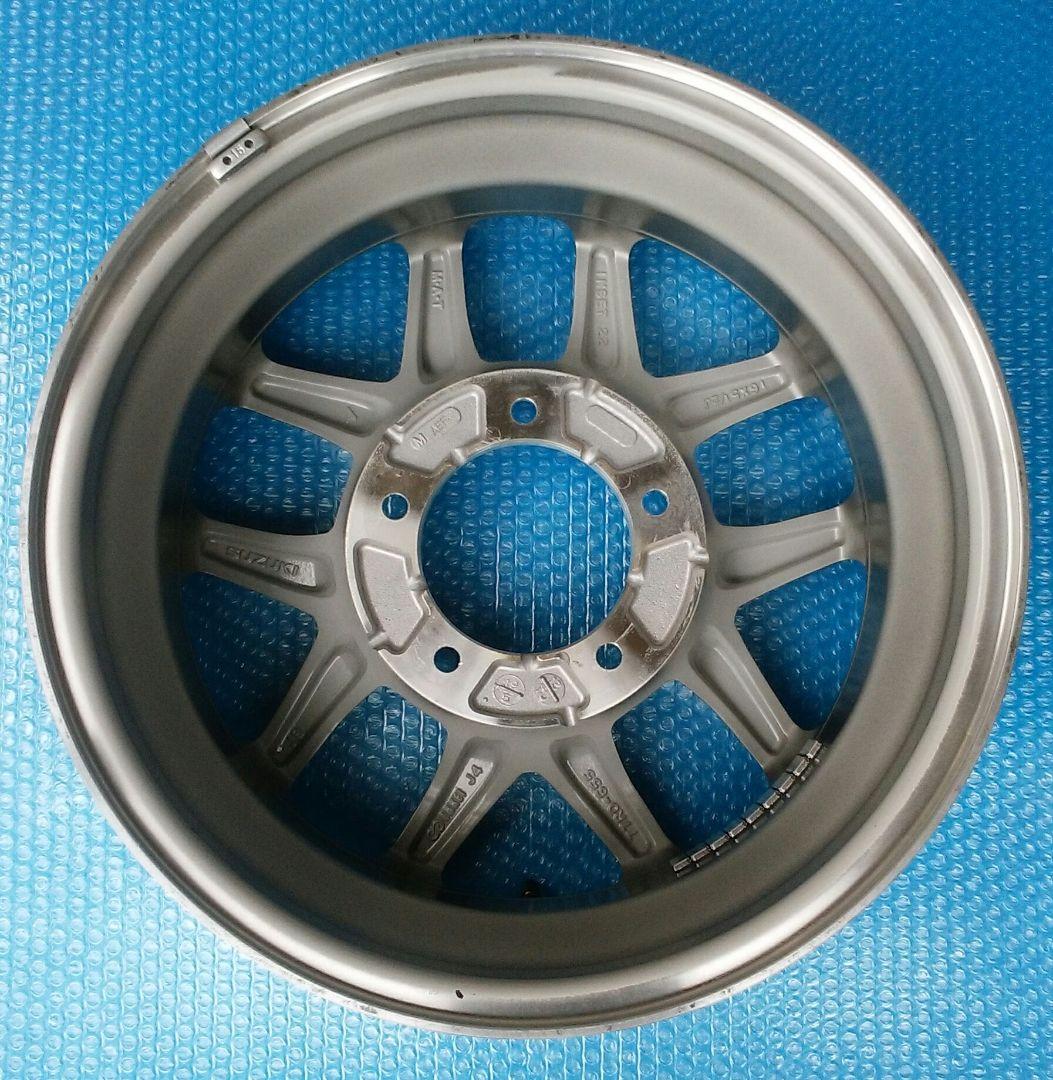 99％新品 傷無し汚れ無しの超超極上品 新型ジムニー 純正アルミ 1本 新車外し