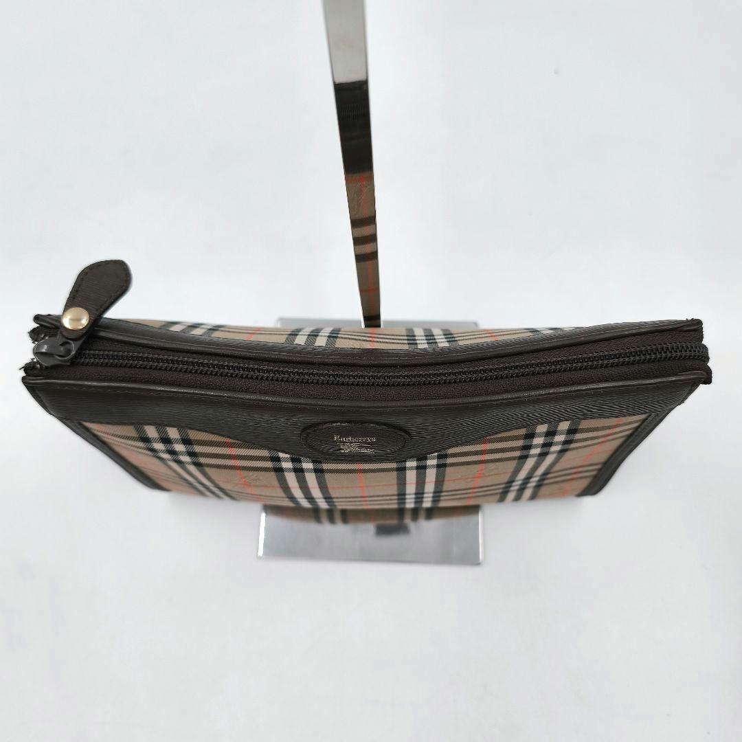 【美品 高級◎】バーバリー セカンドバッグ ノバチェック シャドーホース