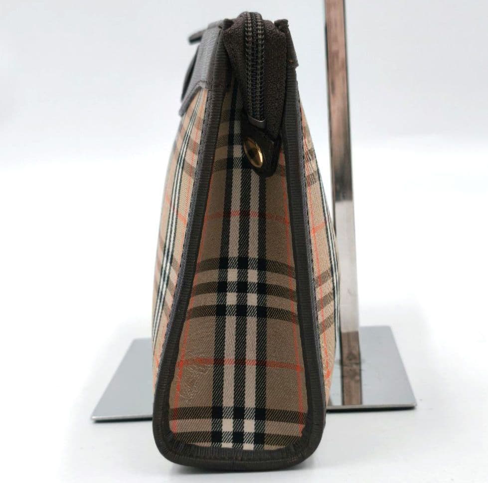 【美品 高級◎】バーバリー セカンドバッグ ノバチェック シャドーホース