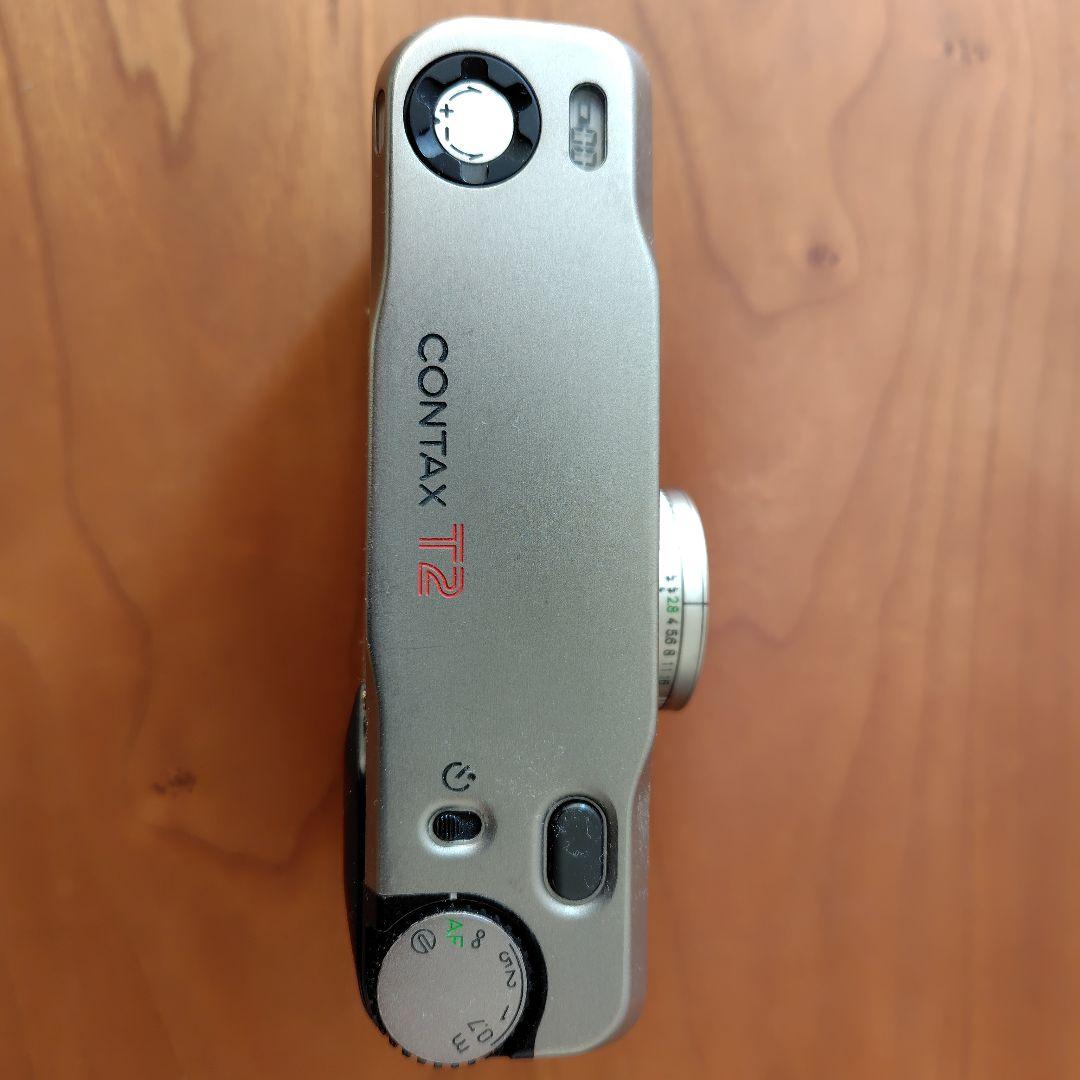 【shu】CONTAX T2 シルバー コンパクトフィルムカメラ