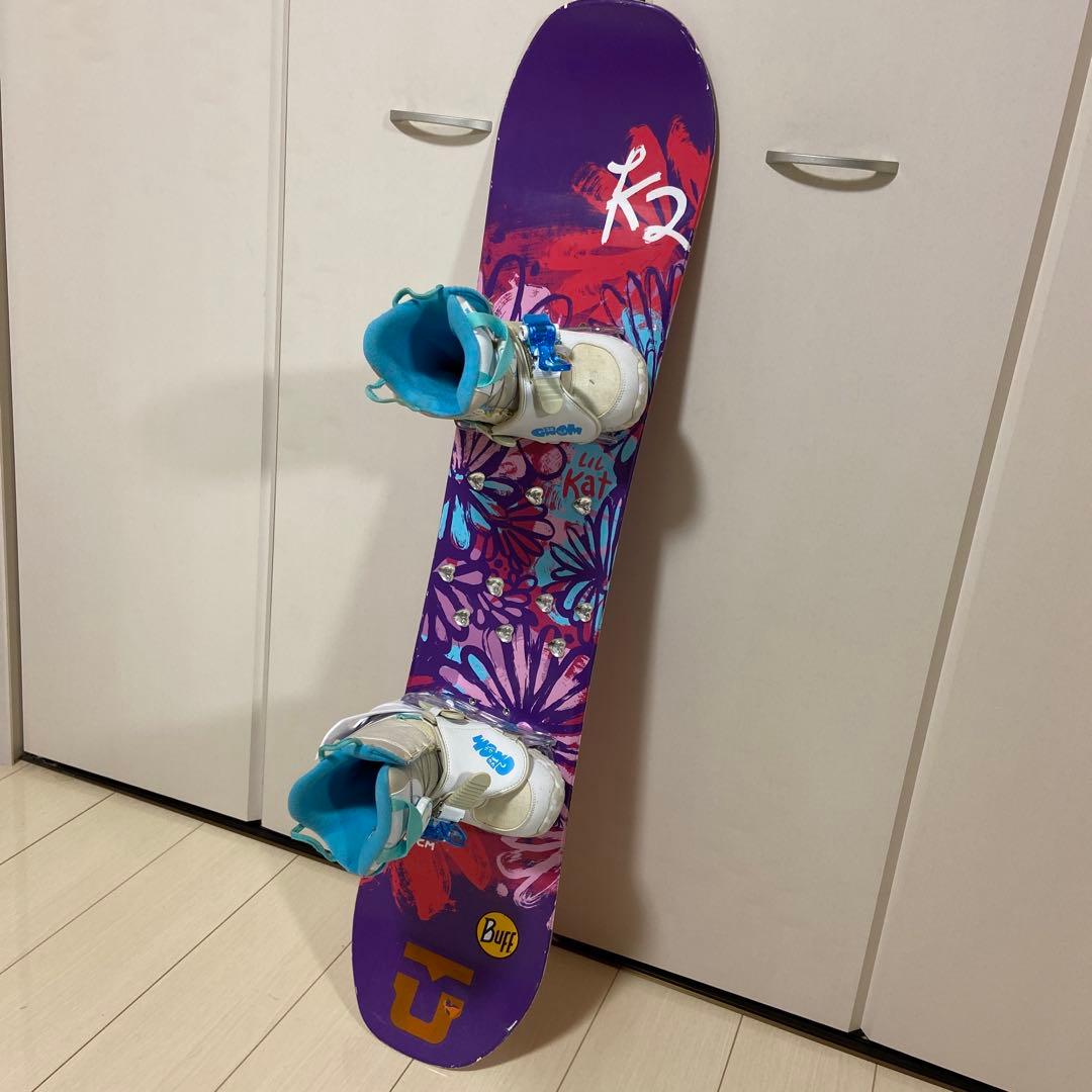 スノーボード　キッズ3点セット　K2LILCAT110cm バートンブーツバイン