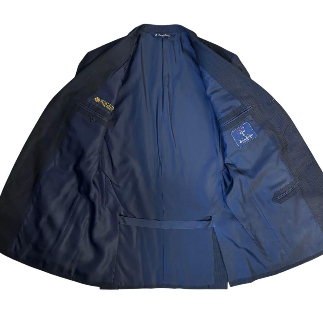 ブルックスブラザーズ イタリア製 スーツ ストライプ ネイビー REGENT