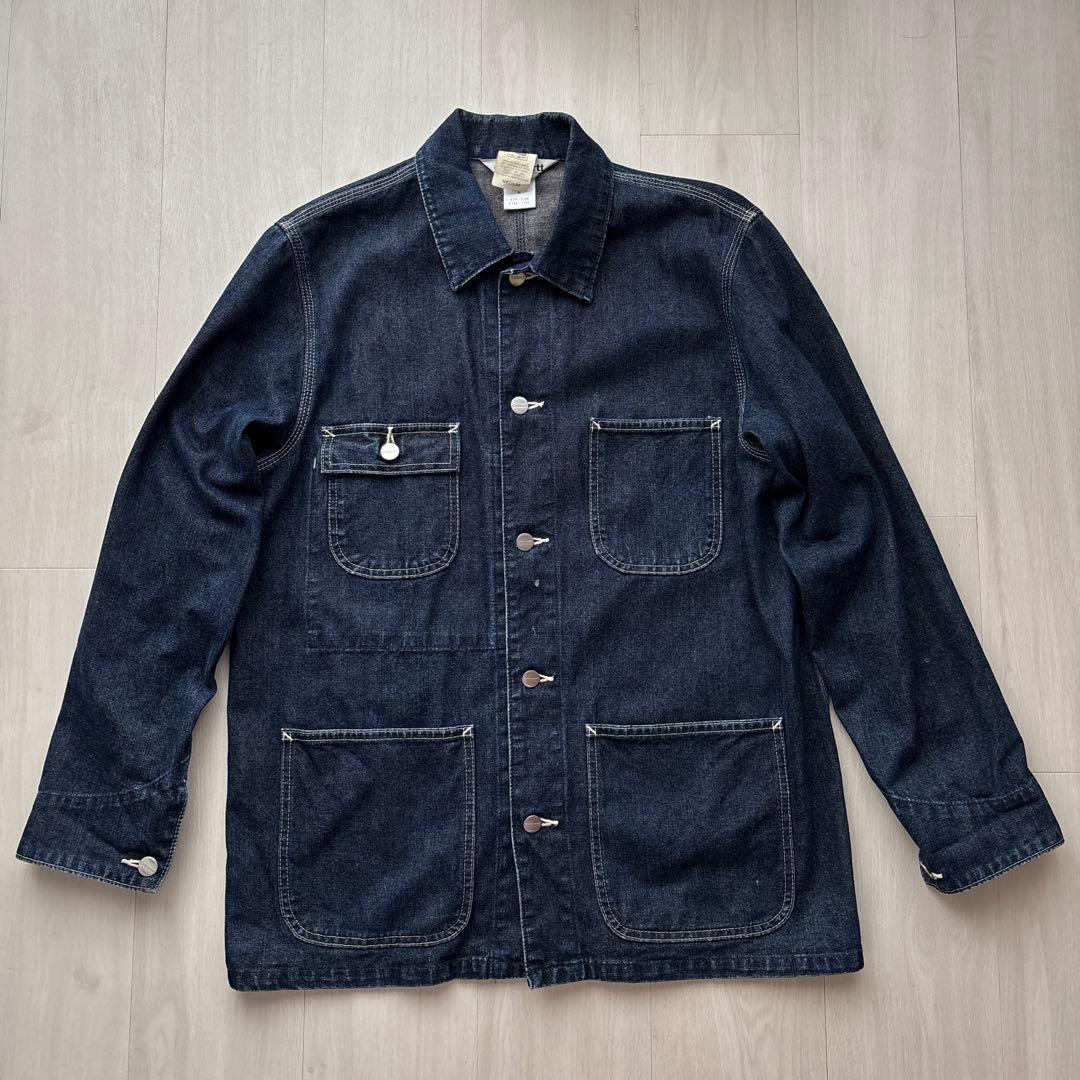 ア*ト様 Carhartt　カバーオール　デニム　ジャケット　濃紺