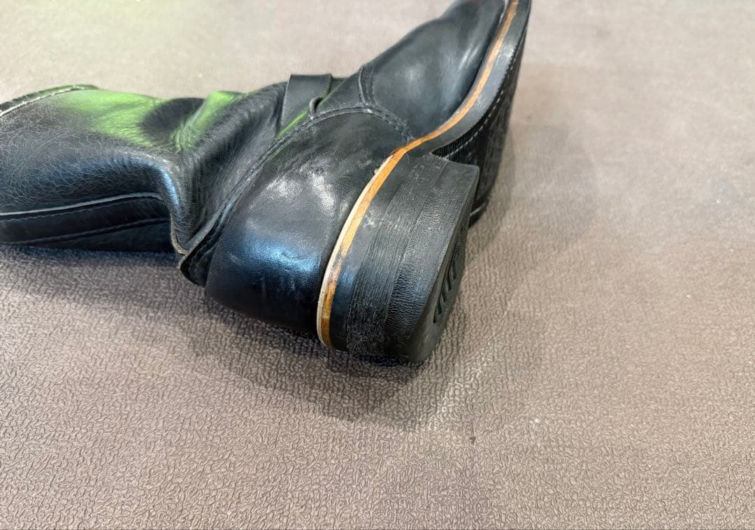 Chippewa チペワ　エンジニアブーツ　レザー茶芯 黒タグ26cm相当