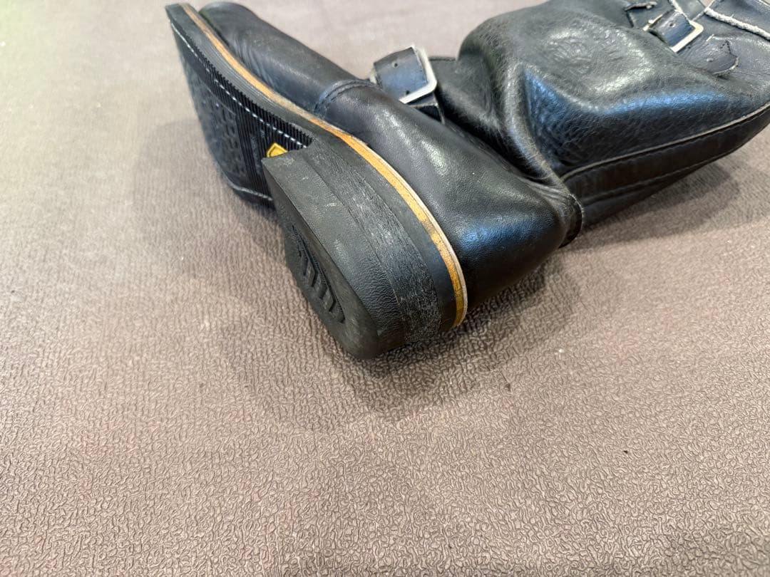 Chippewa チペワ　エンジニアブーツ　レザー茶芯 黒タグ26cm相当