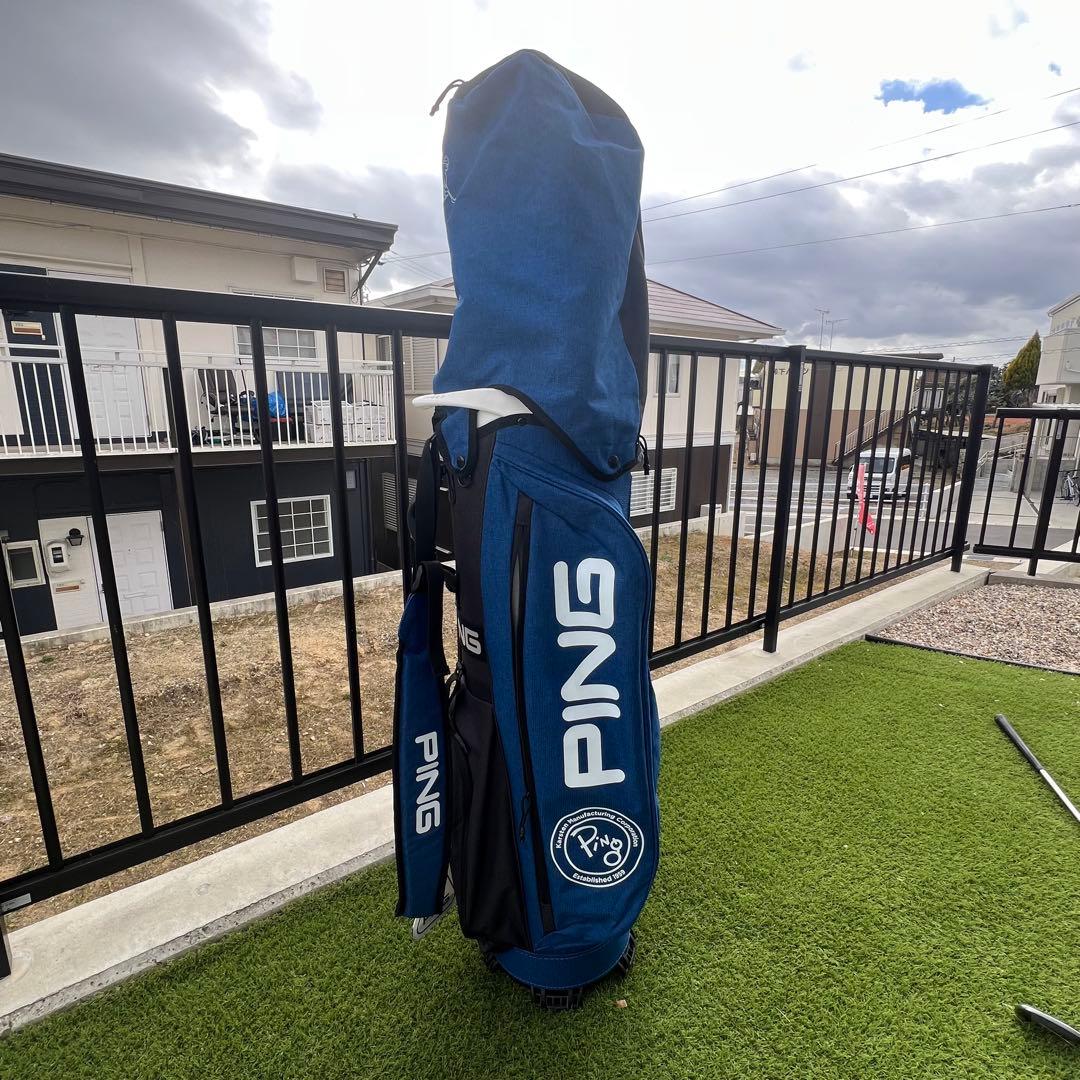 PING ゴルフバッグ 青 ※新品に近い