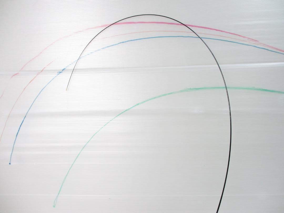 タイプF 元径3.5 がまかつ Re穂先 対応 磯竿カーボン穂先 (2510-1