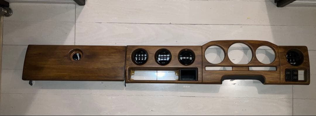 ジムニーJA22純正メーターパネル　グローブボックス蓋　ウッド調　塗装品