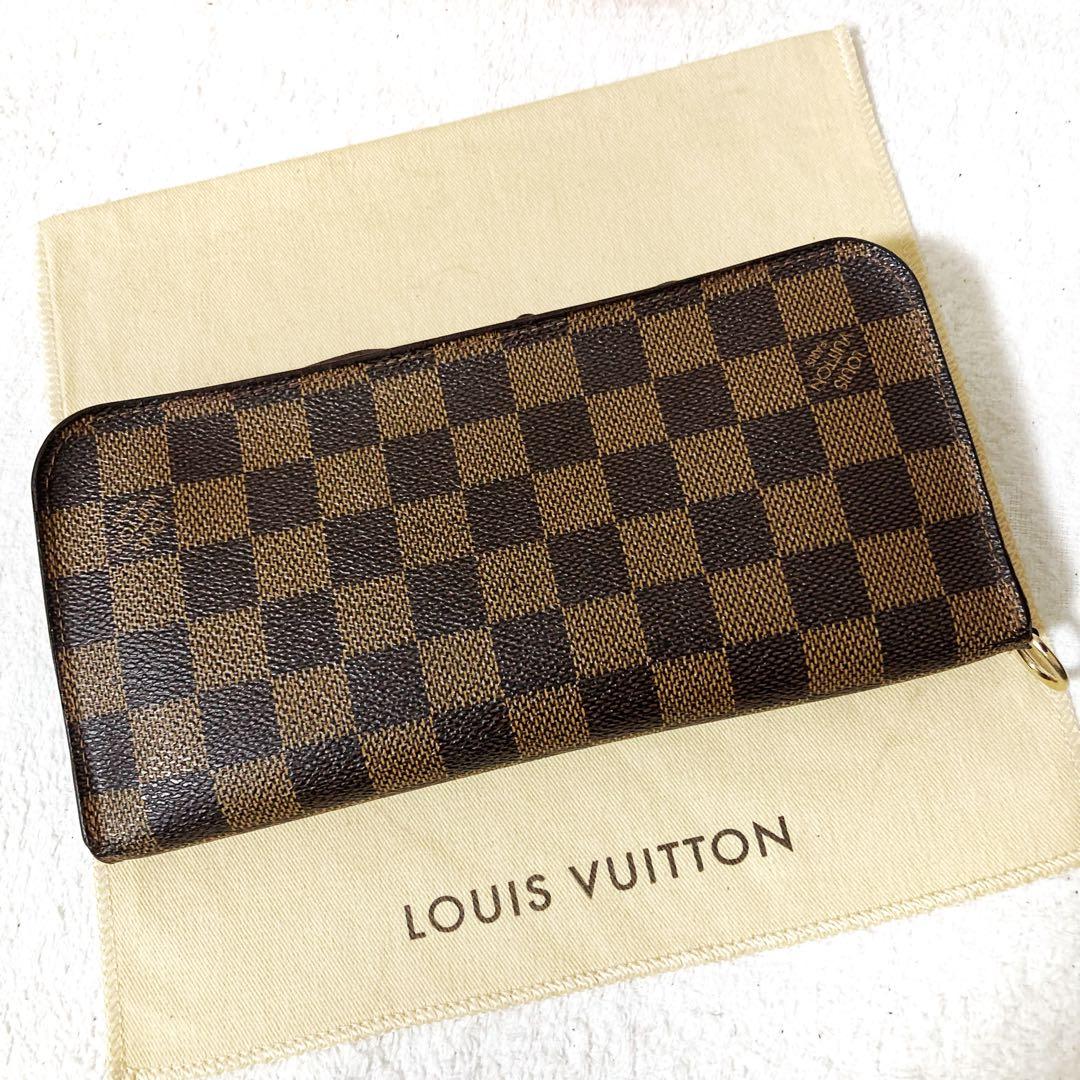 【美品】ルイヴィトン ☆ポルトフォイユアンソリット ダミエ エベヌ 長財布