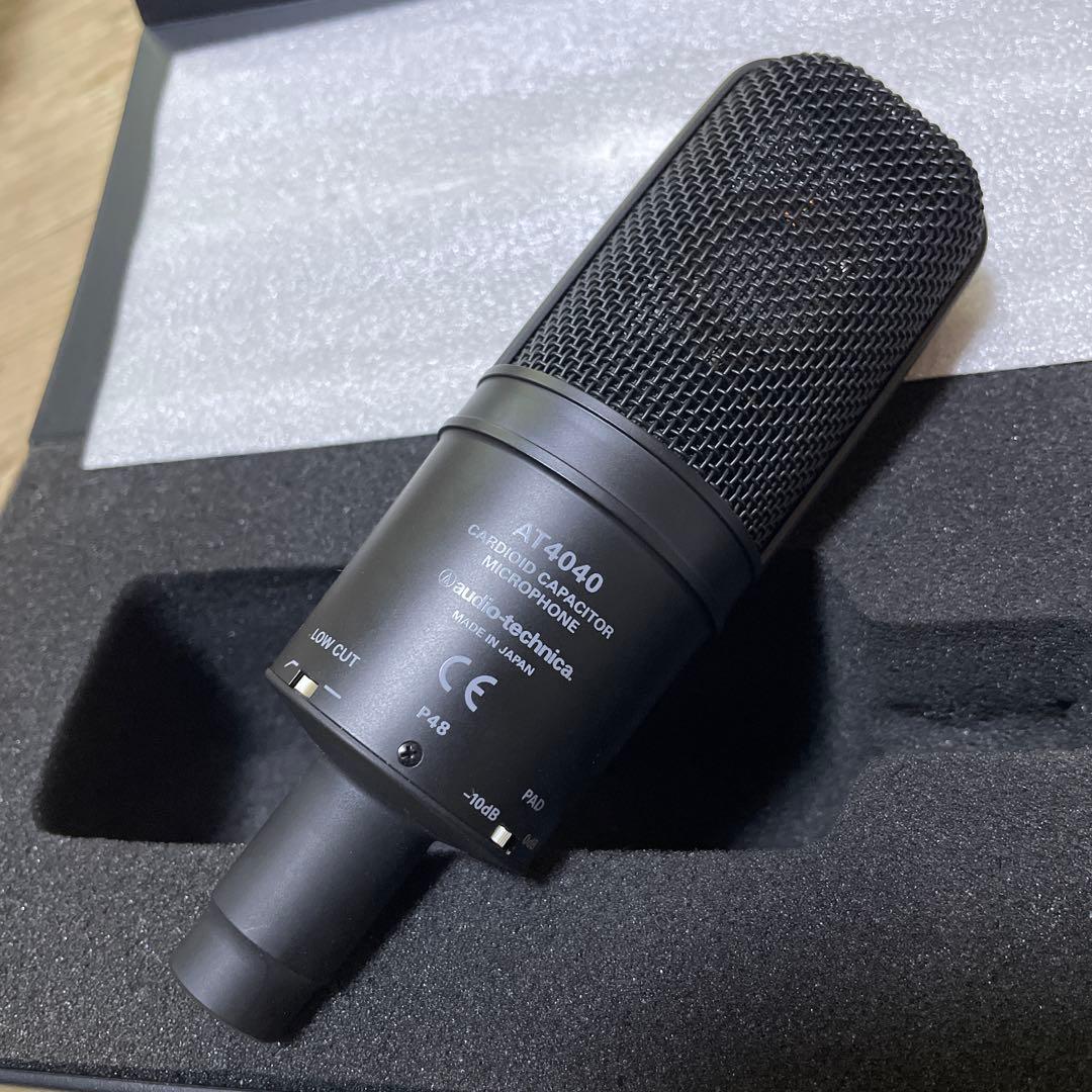 Audio-Technica AT4040 コンデンサーマイク　スタンド付き