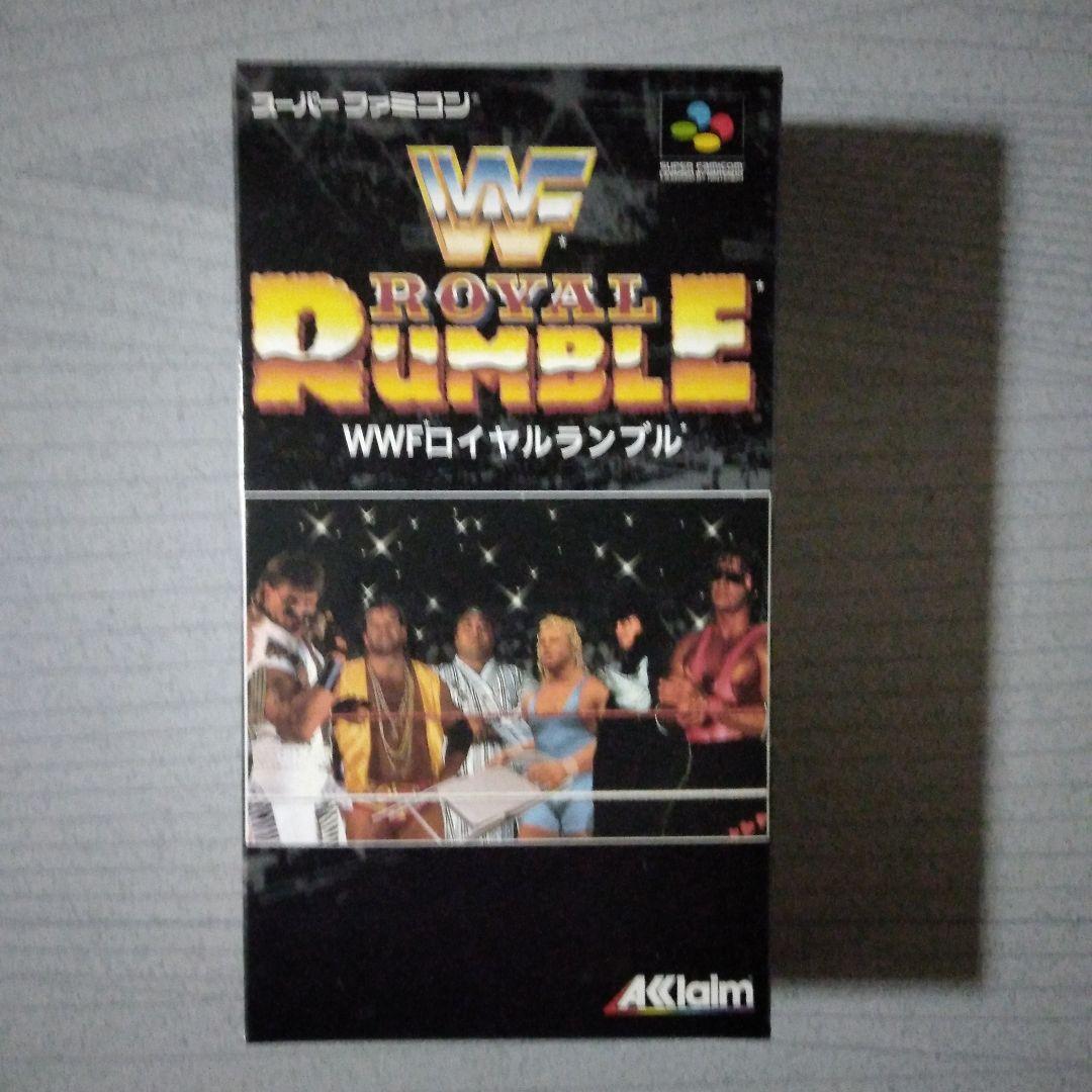 希少な新品プロレスソフト！『WWFロイヤルランブル』　スーパーファミコン