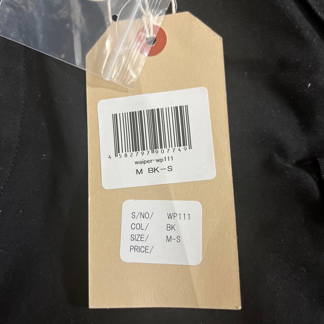 新品WAIPER.inc M-65 カーゴパンツ ブラック M-S