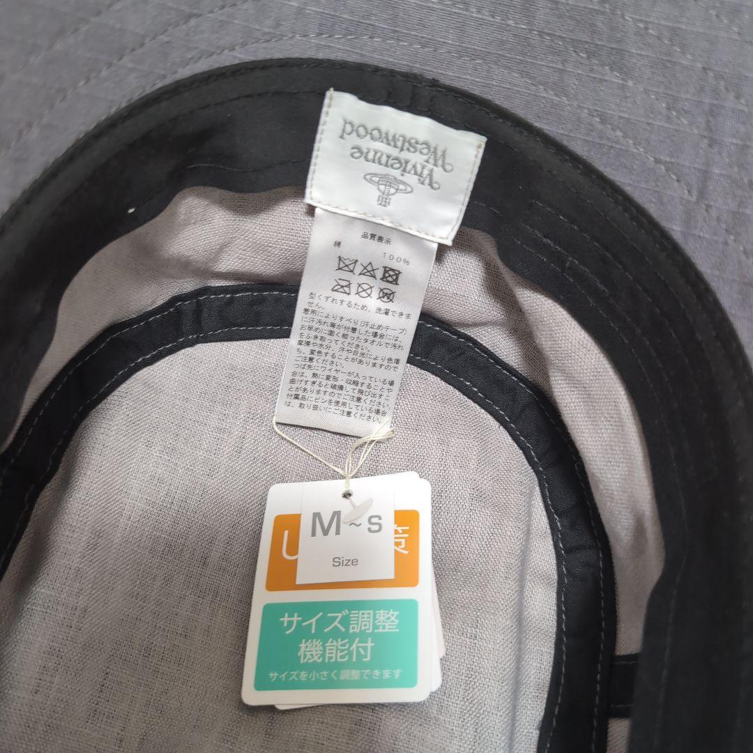 新品 ヴィヴィアンウエストウッド オーブ刺繍 UVカット バケットハット