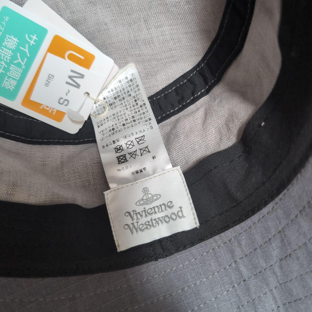 新品 ヴィヴィアンウエストウッド オーブ刺繍 UVカット バケットハット