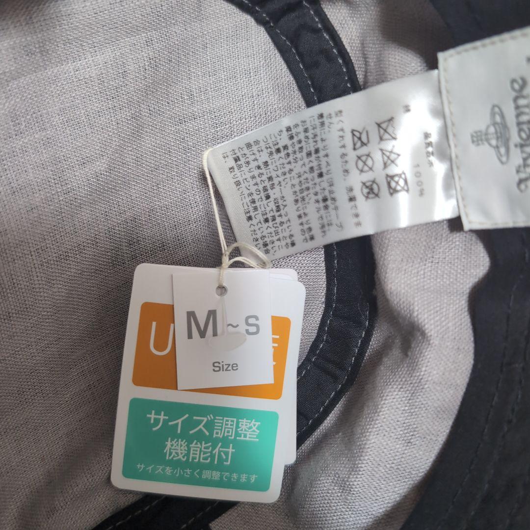 新品 ヴィヴィアンウエストウッド オーブ刺繍 UVカット バケットハット