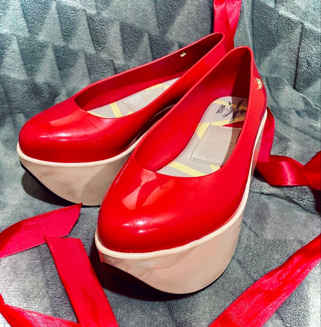 【Vivienne Westwood】ロッキンホースバレリーナ　レッド　22cm