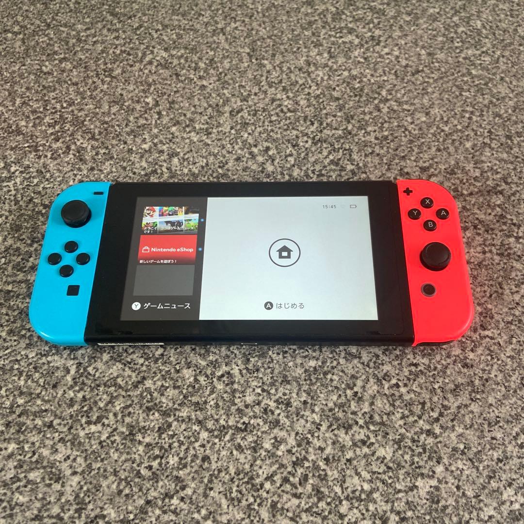 ニンテンドースイッチ本体　★電源はは入りますがジャンク品
