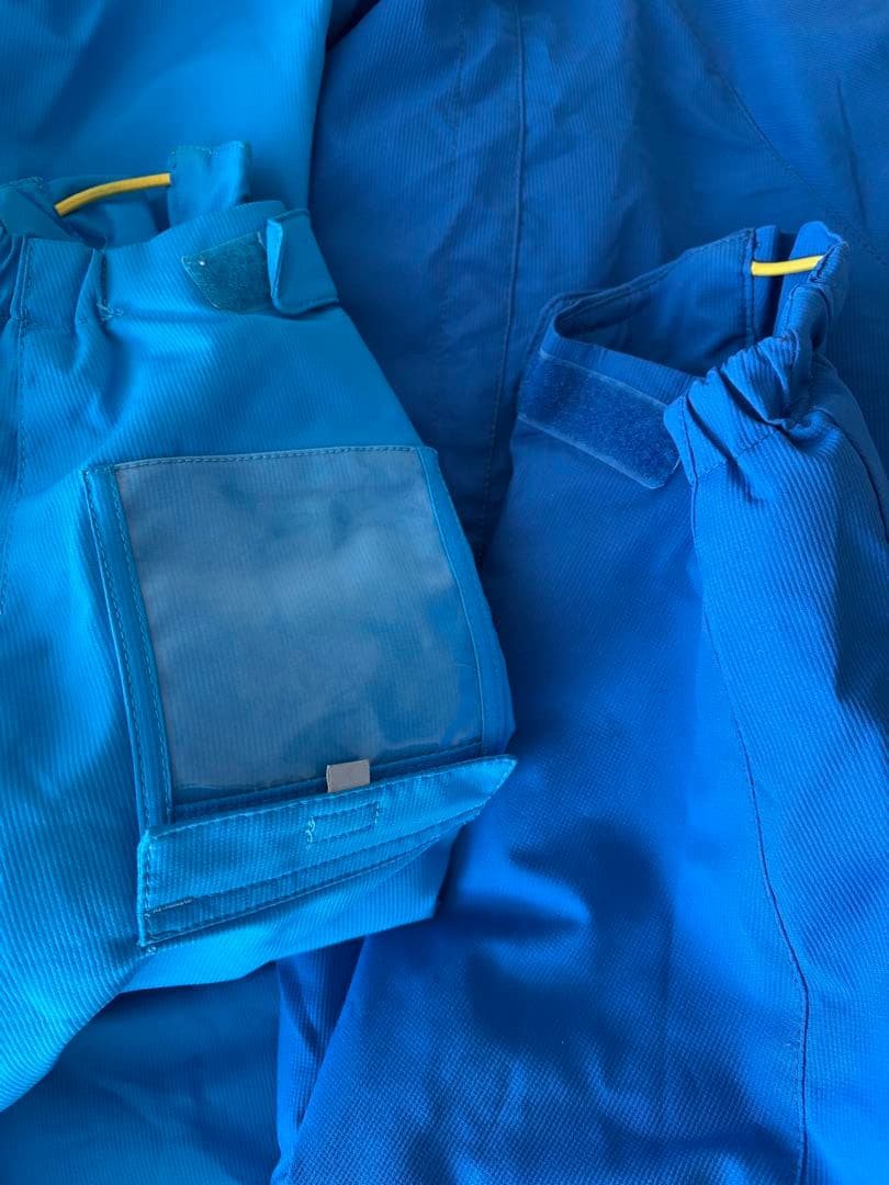 DESCENTE スキーウェア 子ども用 青 グレー