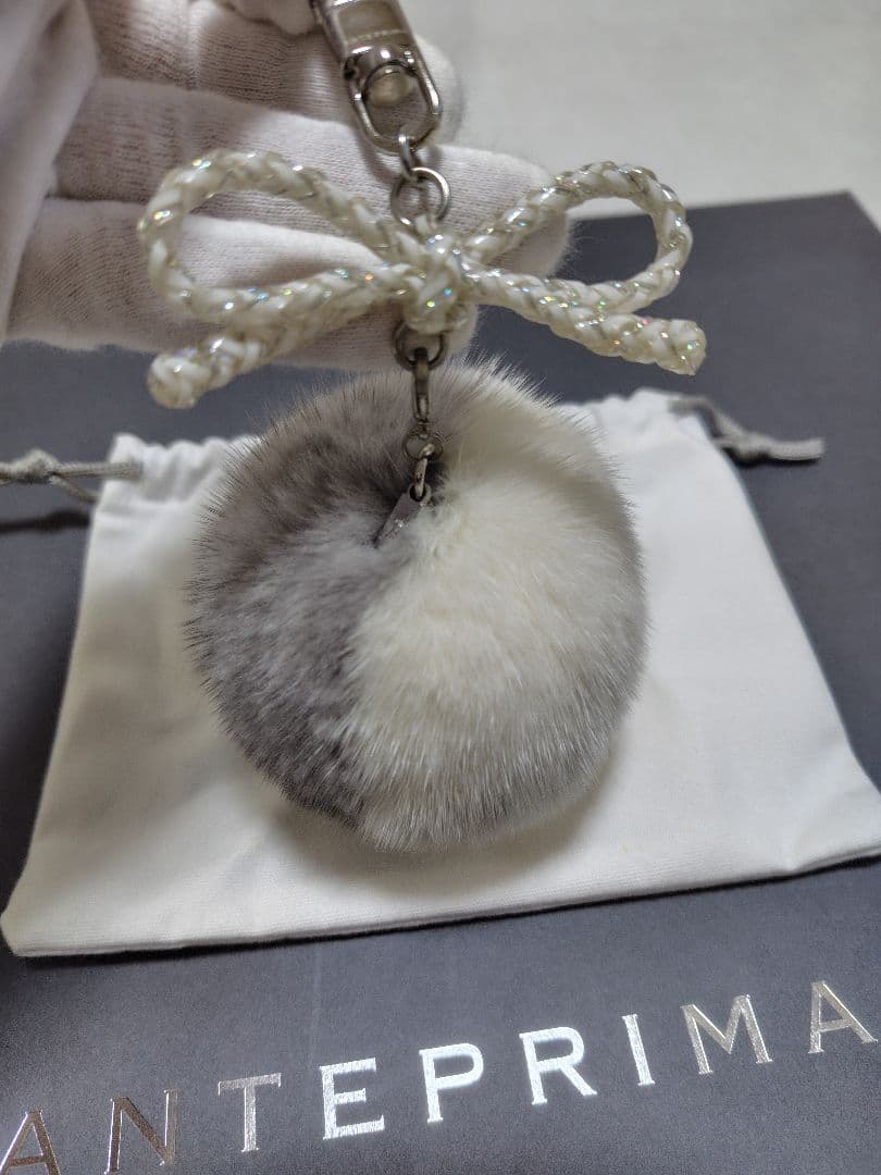 アンテプリマ　アニマーレ　キャット　ミンクファーチャーム2点まとめて