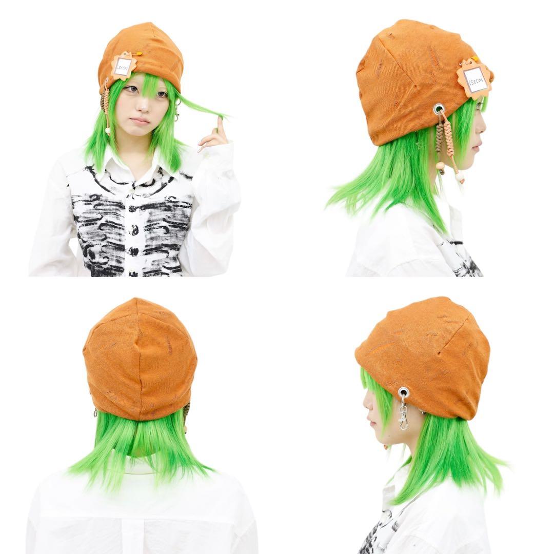 isecai Whimgy Beanie Gray× Orange