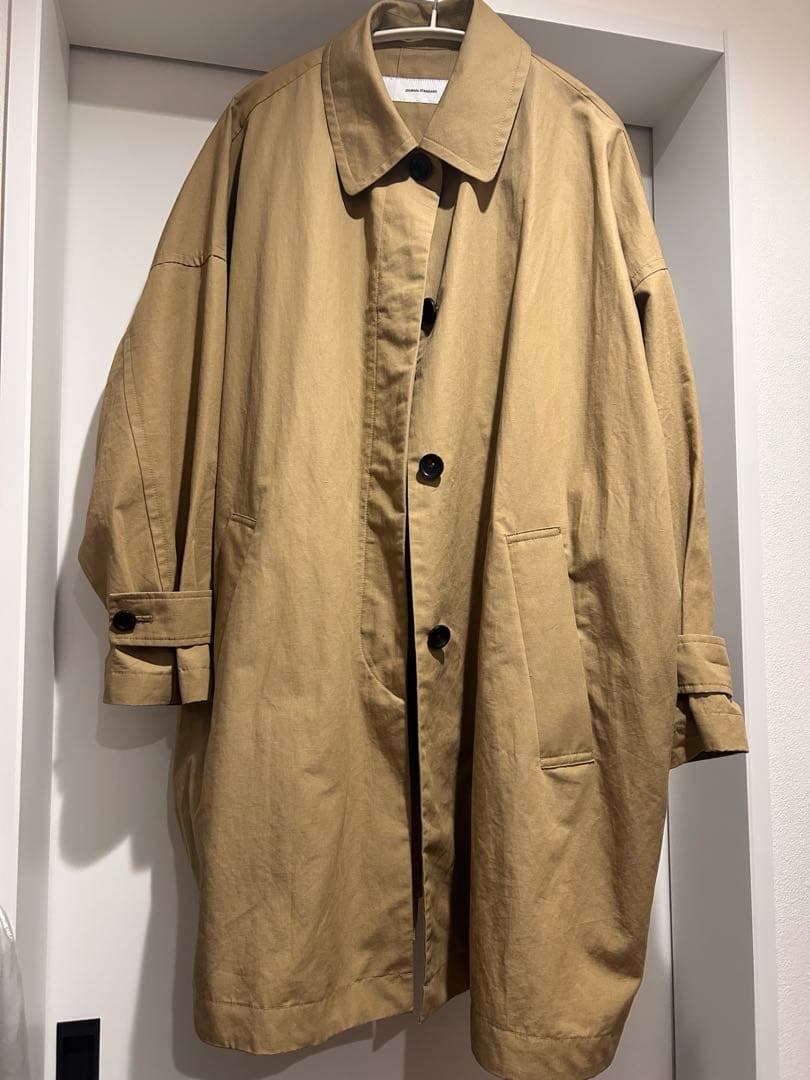 大人気！JOURNAL STANDARD コットンリネンワイドステンカラーコート