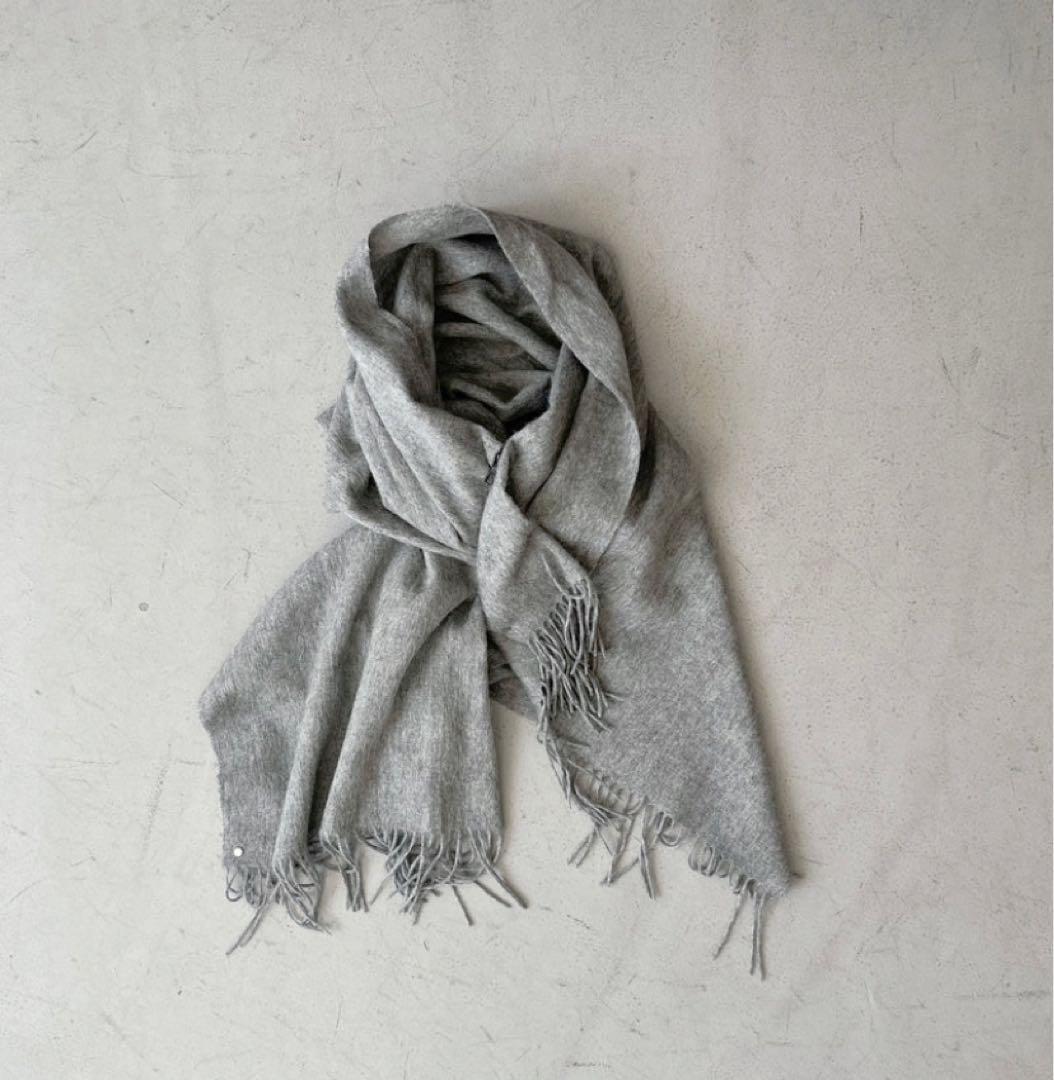 小物 BLESS Draps long \"WOOL GREYMELANGE\"