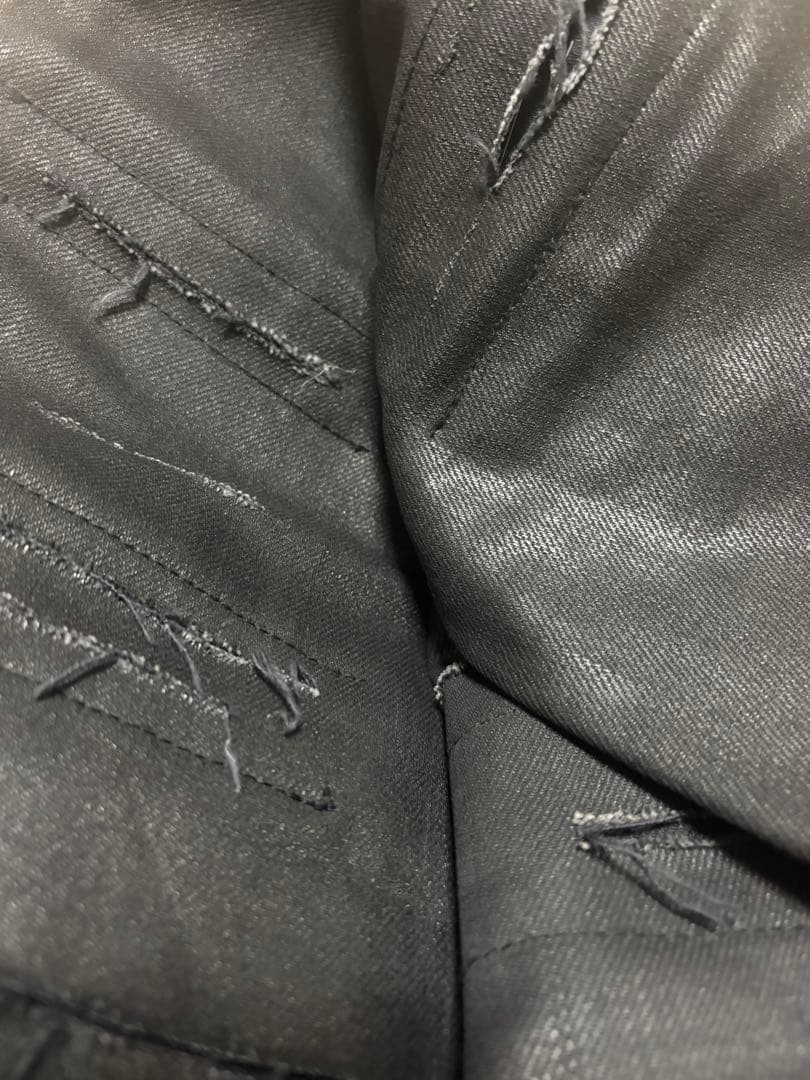 パンツ BLACK BARRETT skinny leather pants