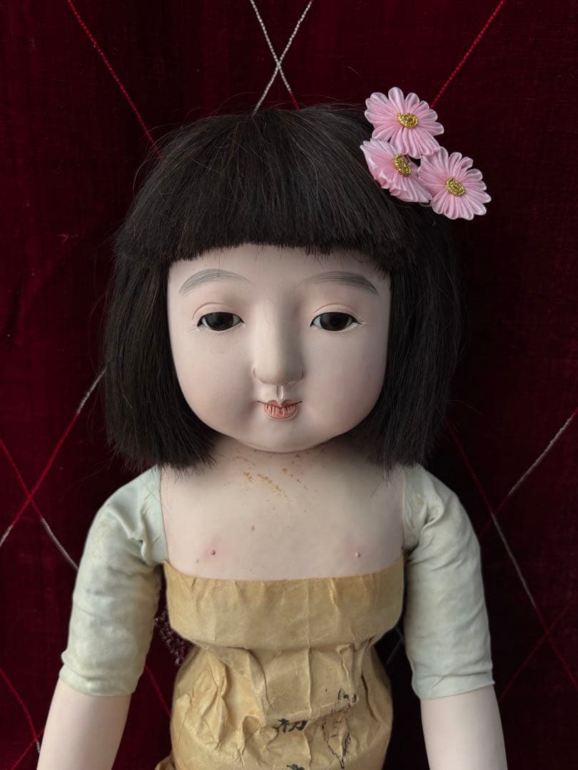 市松人形 初音 抱き人形 日本人形 和人形 ビスクドール アンティークドール