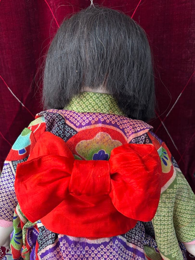 市松人形 初音 抱き人形 日本人形 和人形 ビスクドール アンティークドール