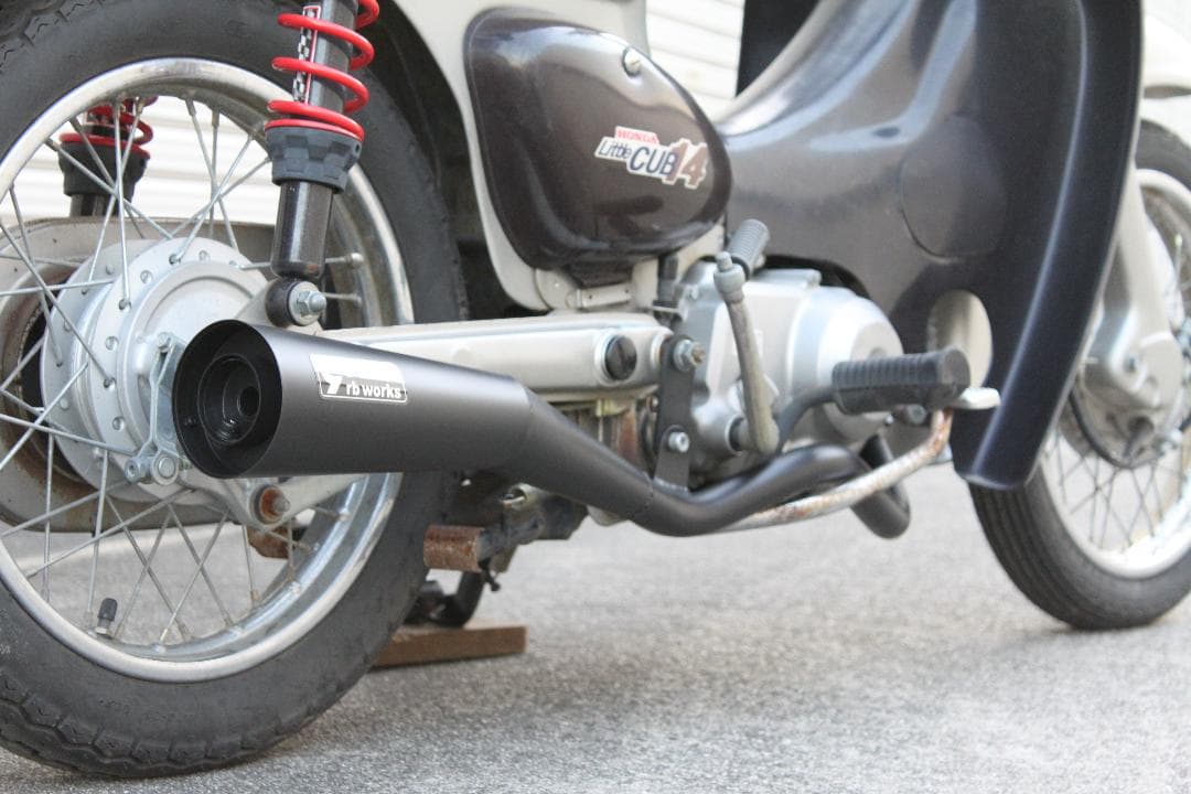rb-works製☆新品☆スーパーカブ５０７０９０　リトルカブ　メガホンマフラー