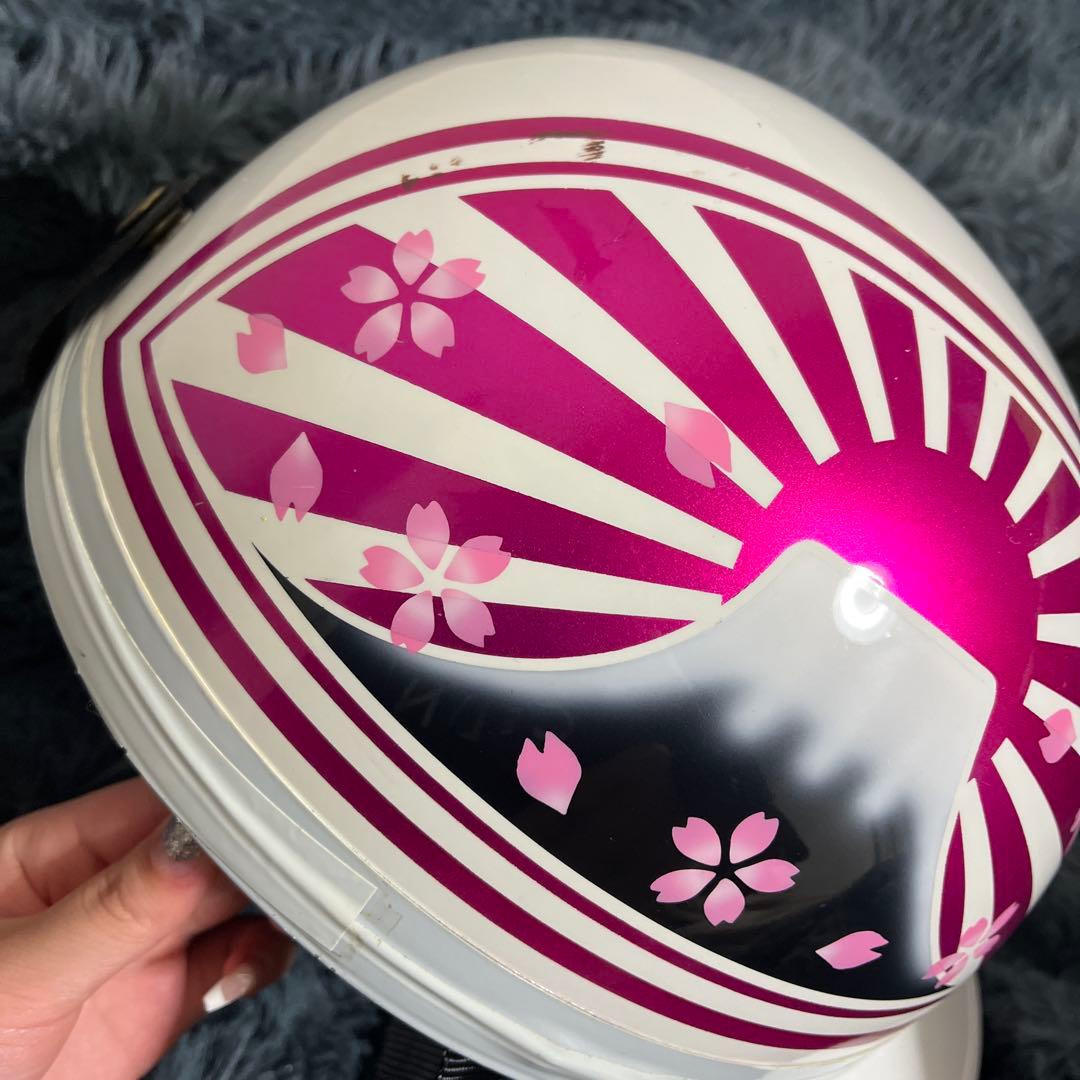コルク半　カスタム　富士日章　ホワイトピンク　ラメ　桜　高級クリヤ