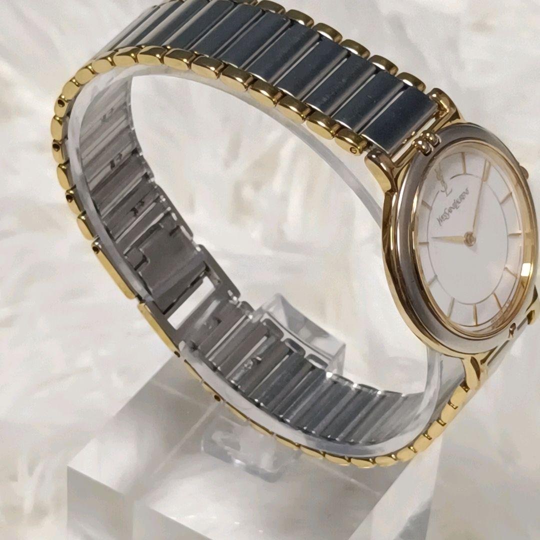 イヴサンローラン YSL メンズ 腕時計 純正ベルト 電池交換済み
