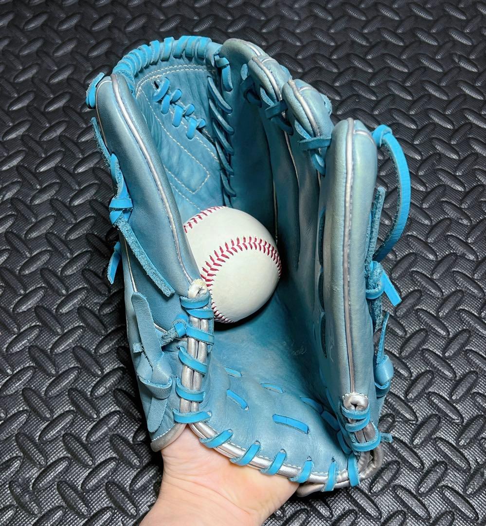 ローリングス ハイパーテック 軟式 投手用 グローブ ブルー