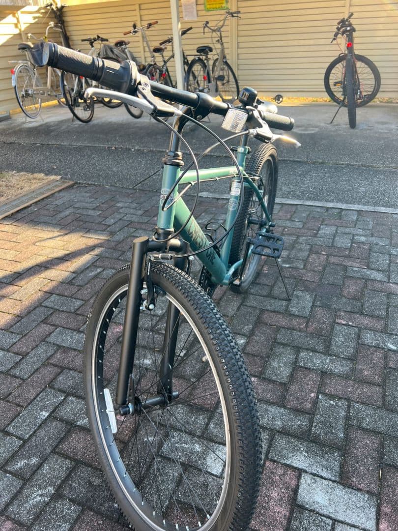 マウンテンバイク/ハイブリッド自転車グリーン