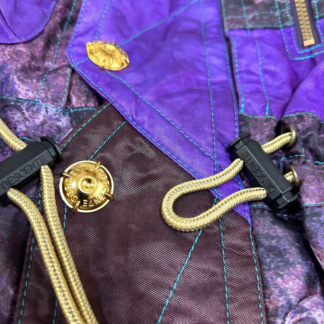 m6306【美品 デサント】レトロ スキーウェア セットアップ メンズ (L)