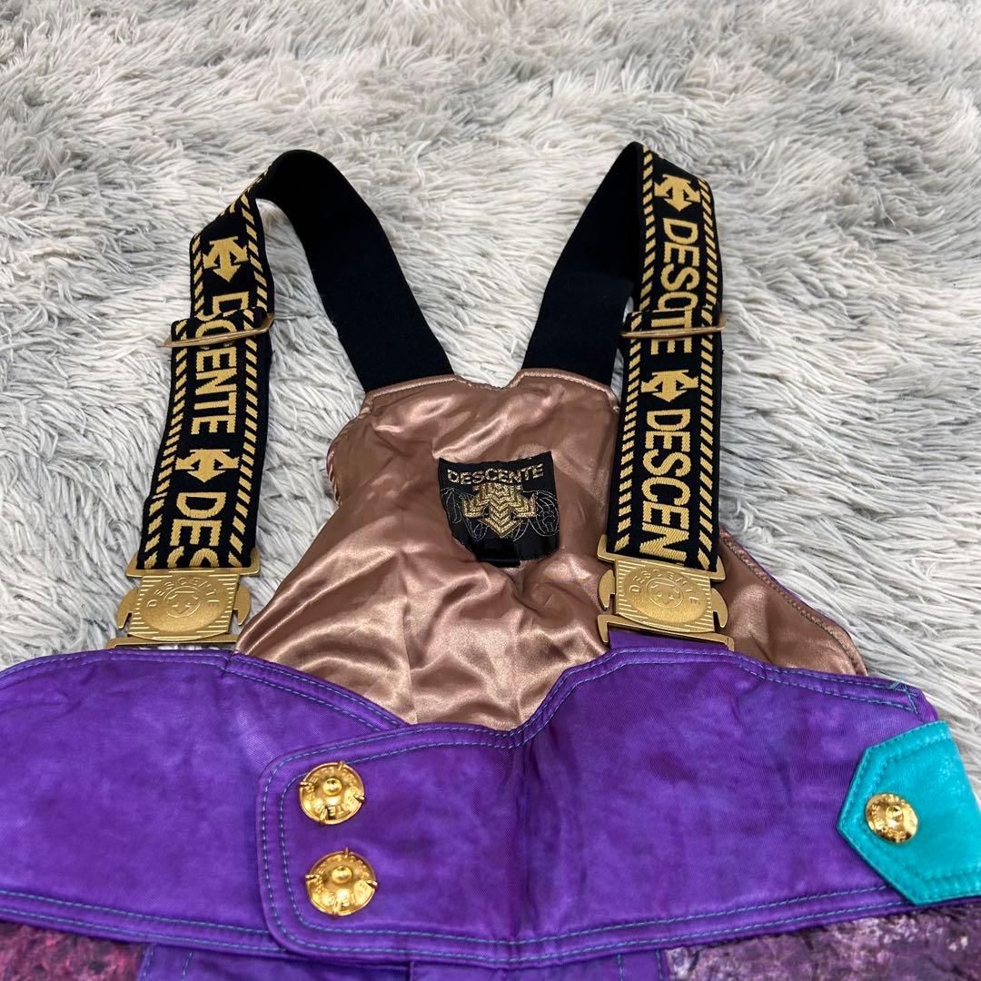 m6306【美品 デサント】レトロ スキーウェア セットアップ メンズ (L)