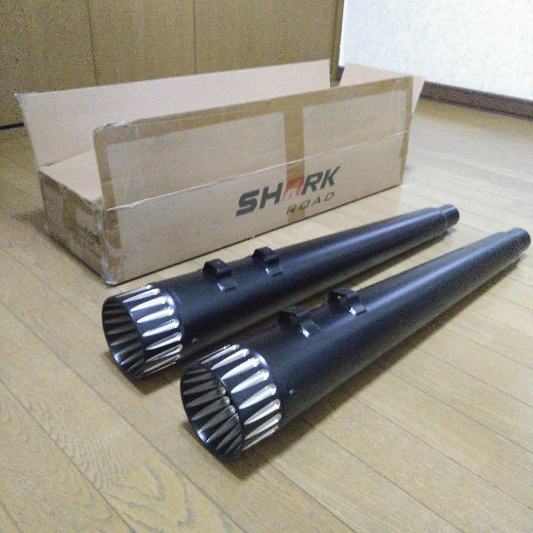 いさパパ様、専用ハーレーツーリングメガホンマフラー　SHARKROAD