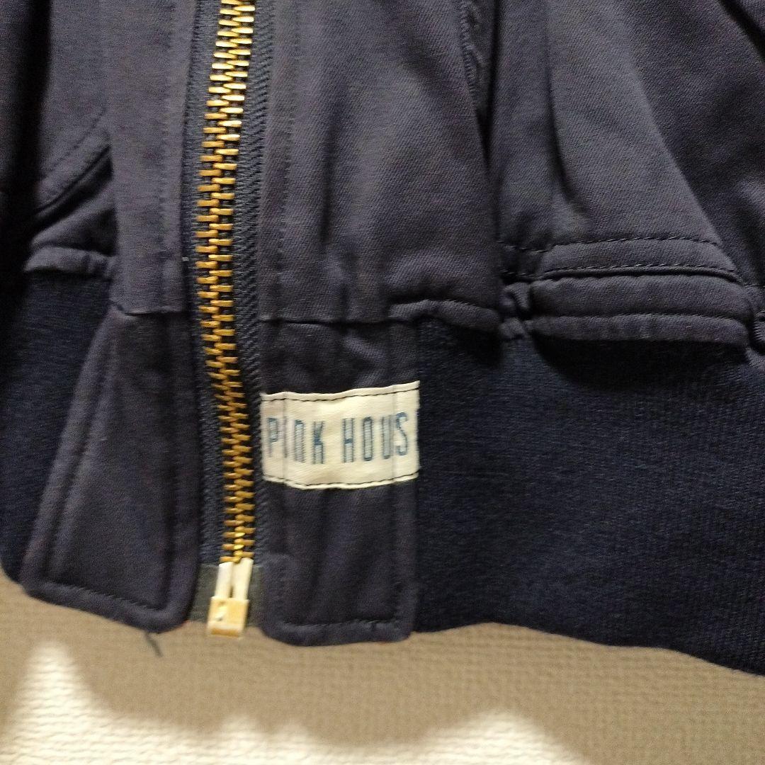 ★美品★ PINK HOUSE ピンクハウス ブルゾン ジャンパー 紺 チェック