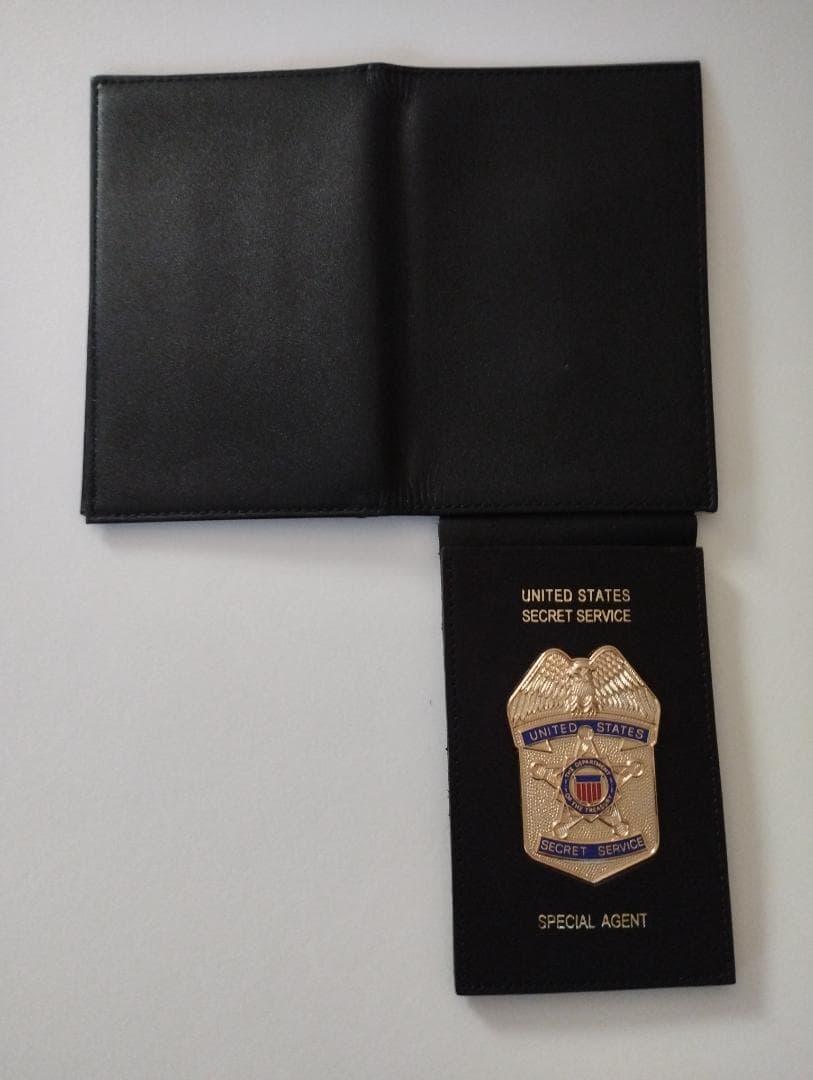 US SECRET SERVICE 身分証 + SWAT ミニチュアベスト