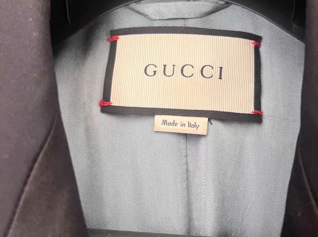 美品GUCCI 花柄刺繍 テーラードジャケット 38