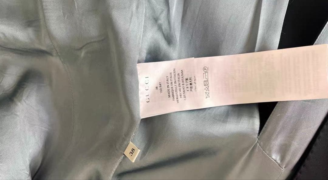 美品GUCCI 花柄刺繍 テーラードジャケット 38