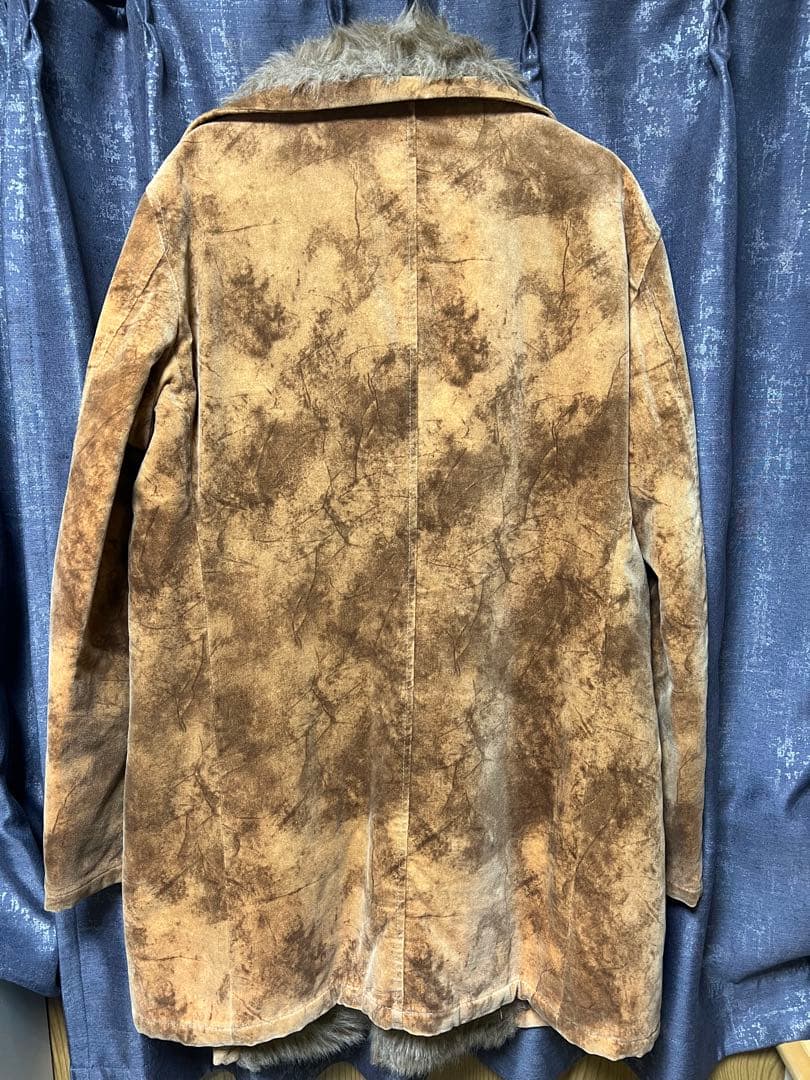 TORNADO MART トルネードマート ロングコート トレンチ ファー襟付き