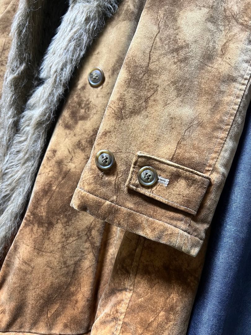 TORNADO MART トルネードマート ロングコート トレンチ ファー襟付き