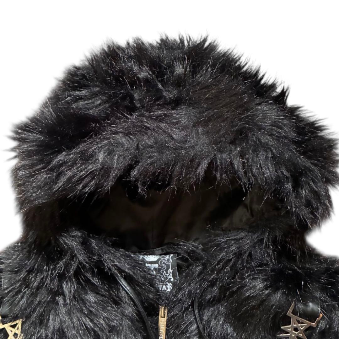 ジャケット・アウター KILLSTAR Night Creature Faux-Fur Jacket