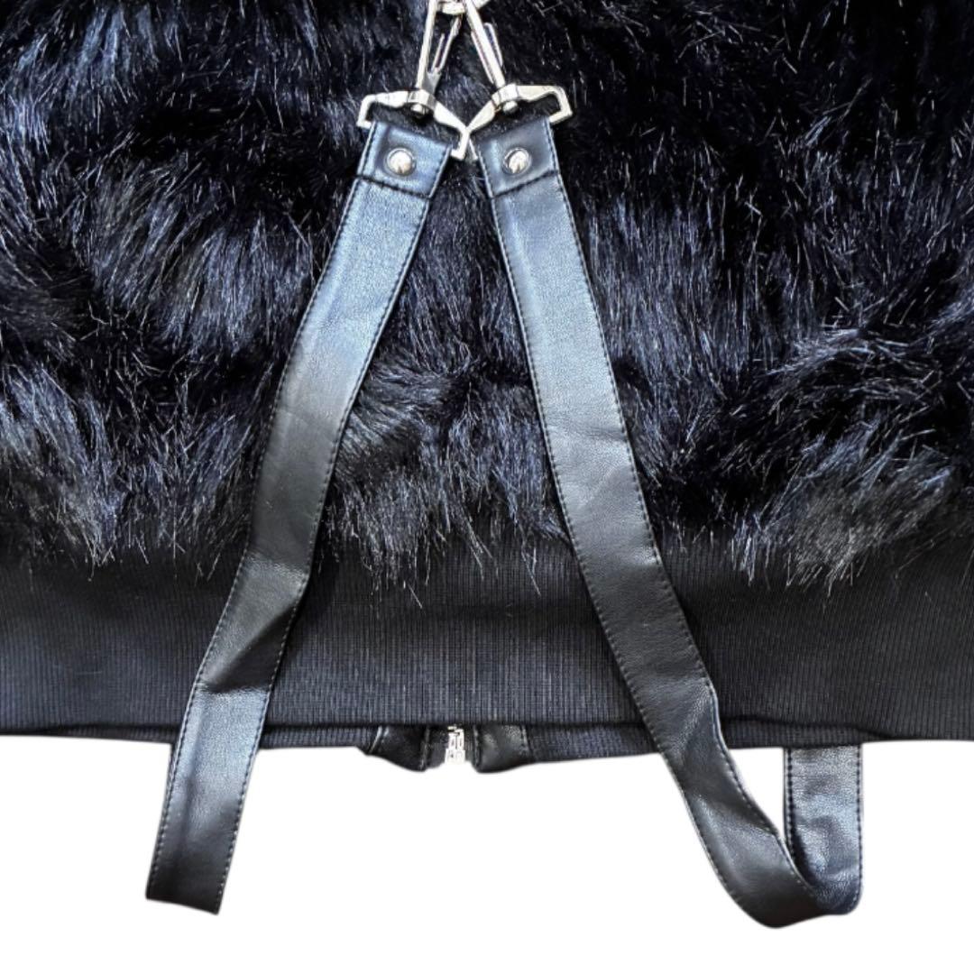 ジャケット・アウター KILLSTAR Night Creature Faux-Fur Jacket